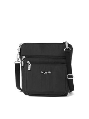 Baggallini Women’s Modern Everywhere Pocket Crossbody Bag Black